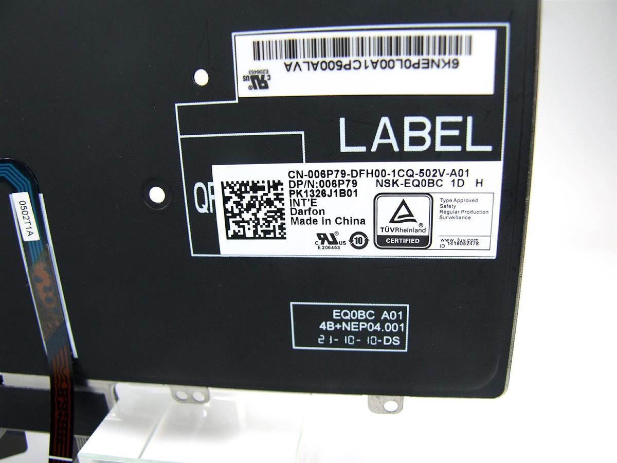 06P79 DELL Precision 7530 7540 7730 7740 podsvícená US klávesnice