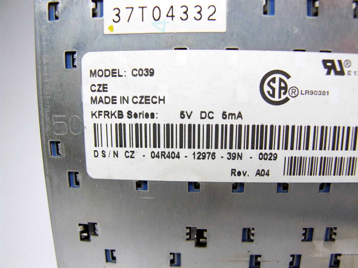 4R404 DELL Latitude C540 C640 česká klávesnice