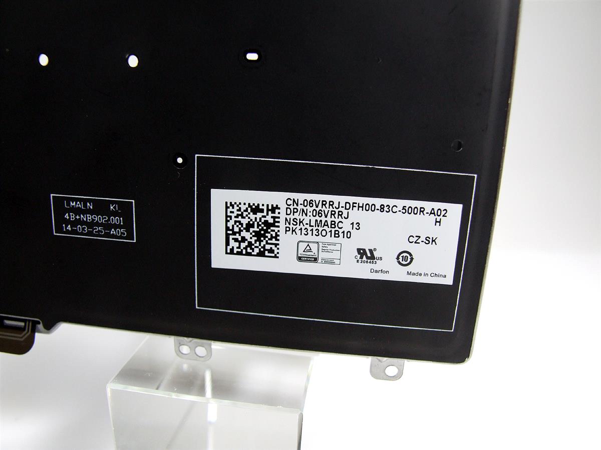 6VRRJ DELL Latitude E5250 E5550 E7250 klávesnice (česká, podsvícená)