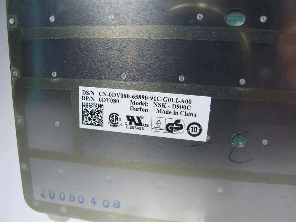 DY080 MU199 DELL XPS M1330 M1530 česká klávesnice