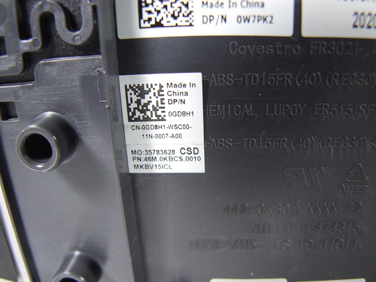 GD8H1 W7PK2 4KFWR DELL Vostro 5501 5502 podsvietená klávesnica SK s palmrestom