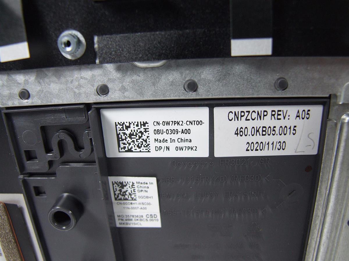 GD8H1 W7PK2 4KFWR DELL Vostro 5501 5502 podsvietená klávesnica SK s palmrestom