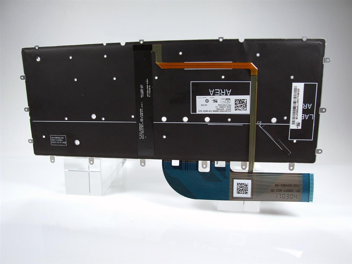 H7M9V DELL XPS 9343 9350 9360 slovenská podsvícená klávesnice