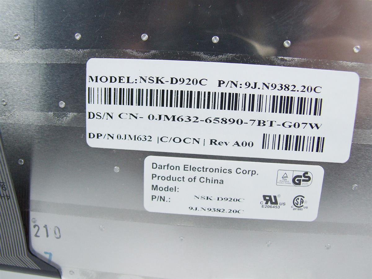 JM632 DELL Inspiron 1540 1545 1546 česká klávesnice