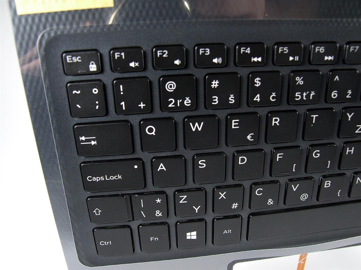 P4MKJ T3C9W 9GT2N DELL Inspiron 3582 3583 3585 klávesnice s palmrestem (česká, podsvícená)