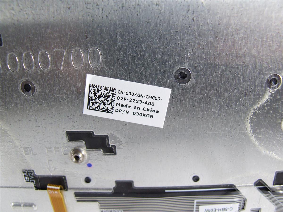 30XGN PTGCR VK4VT DELL Vostro 14 5468 klávesnice s palmrestem (česká, podsvícená)