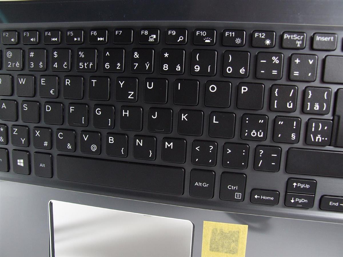 30XGN PTGCR VK4VT DELL Vostro 14 5468 klávesnice s palmrestem (česká, podsvícená)