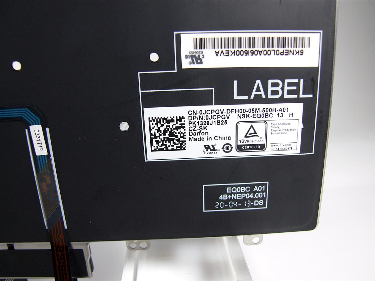 JCPGV DELL Precision 7530 7540 7730 7740 slovenská podsvícená  klávesnice