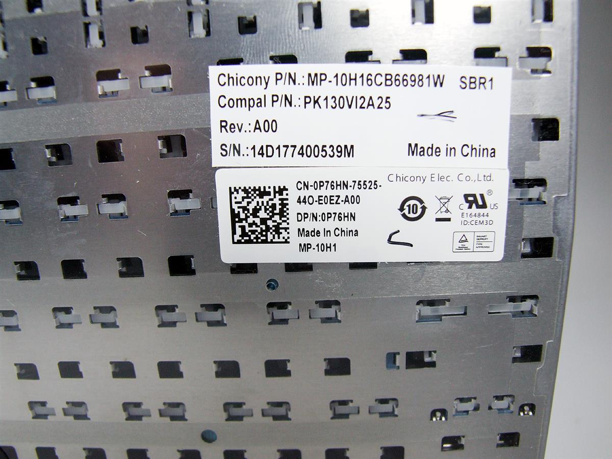 P76HN DELL Precision E-series klávesnica SK (originálne slovenské znaky)