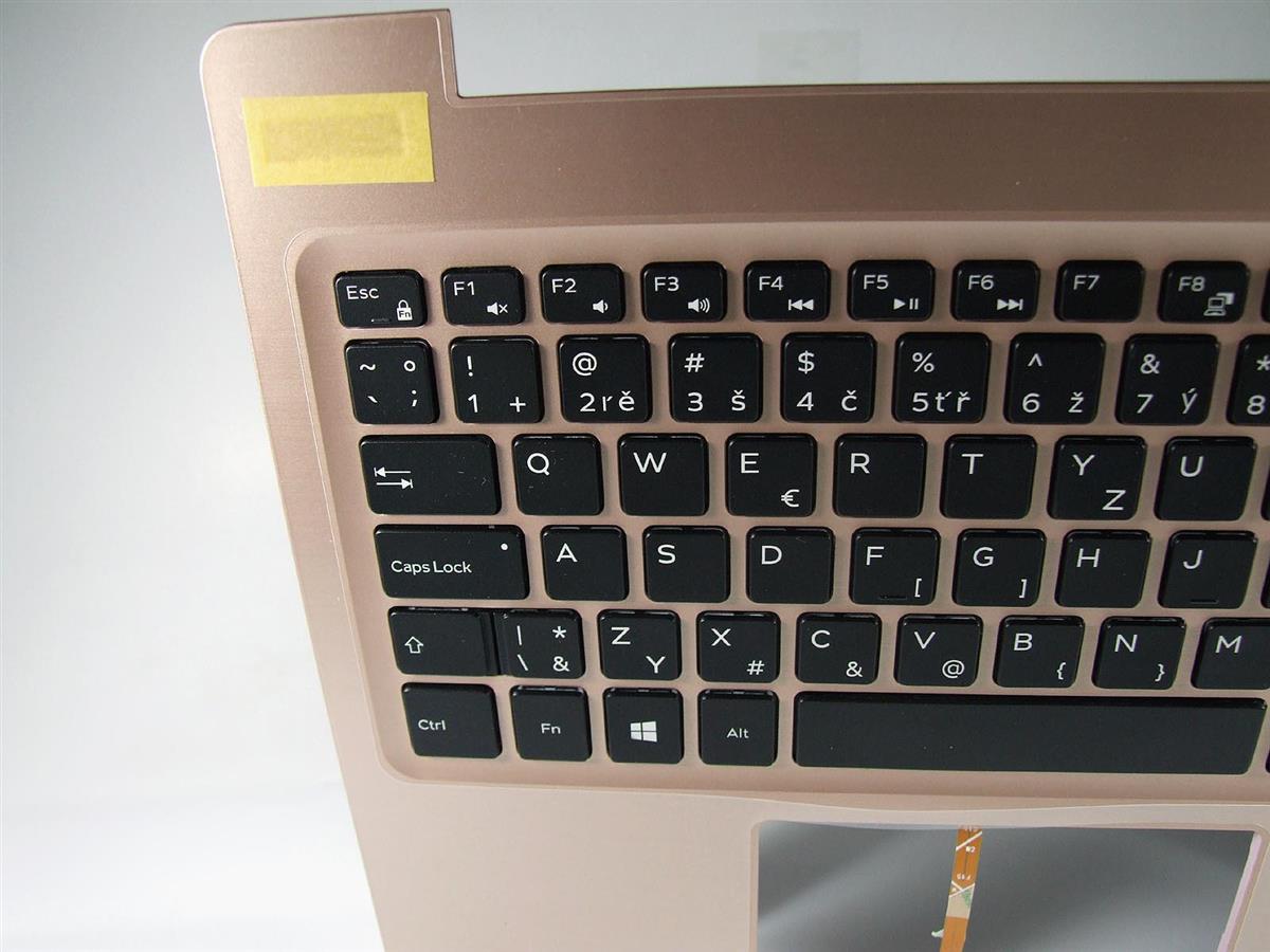 9T1KY T3C9W VDFV7 DELL Inspiron 15 5570 5575 slovenská podsvícená klávesnice s palmrestem