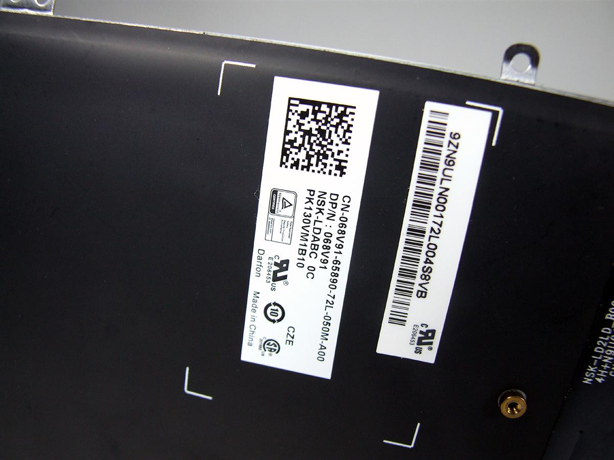 68V91 DELL Latitude E7240 E7440 česká podsvícená klávesnice