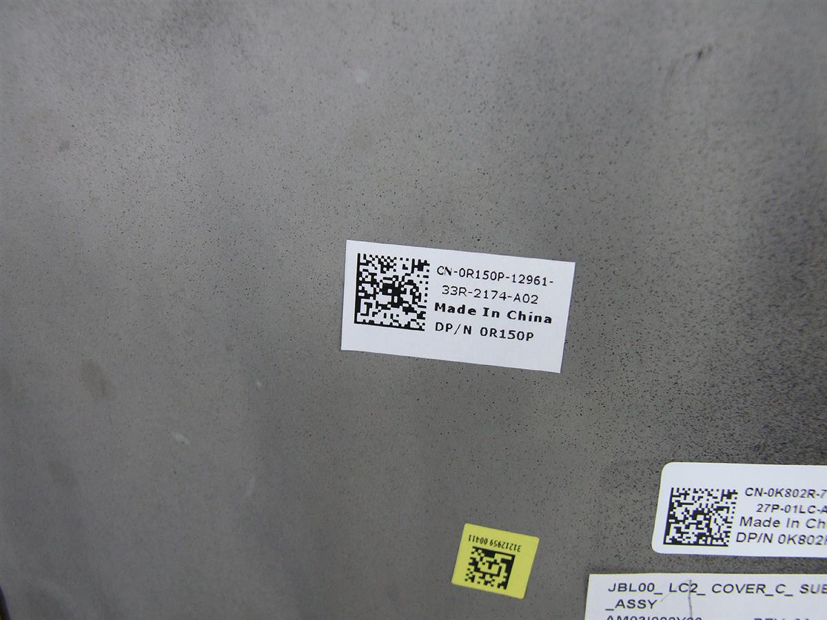 K802R R150P DELL Latitude E6400 zadní kryt displaye (LCD back cover)