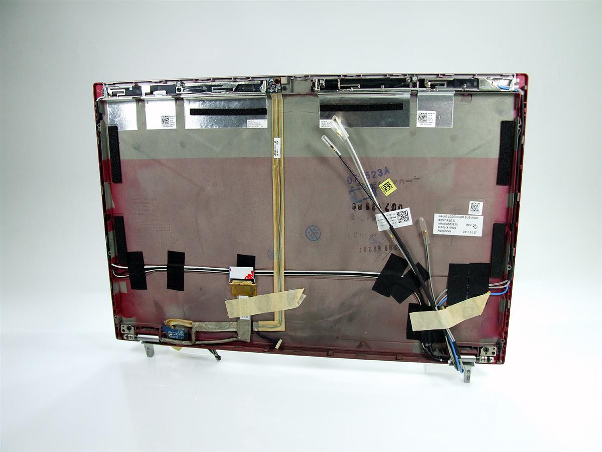 T7Y70 DELL Latitude E4310 zadní kryt displaye (LCD back cover) - red