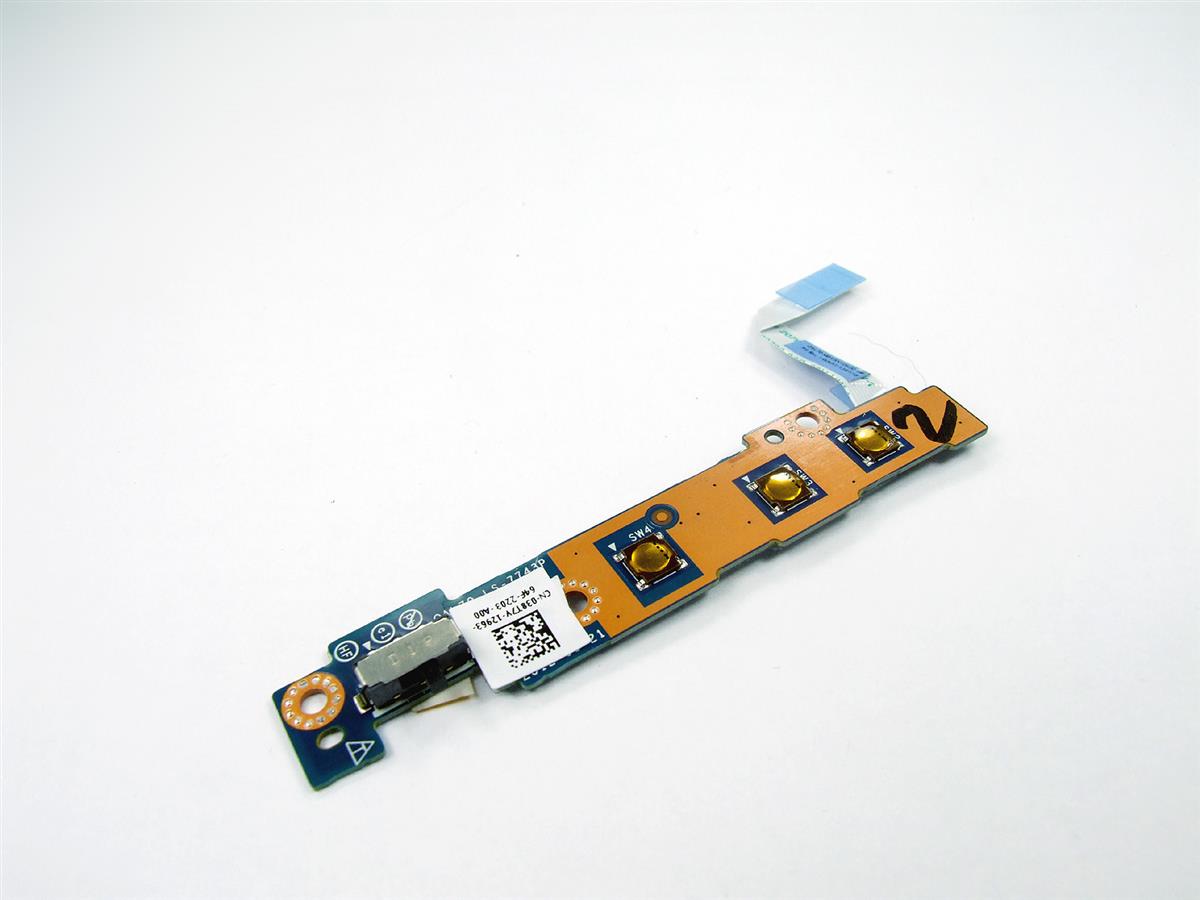 38T7V DELL Latitude E6320 E6330 E6430s volume button daughter board (I/O deska)