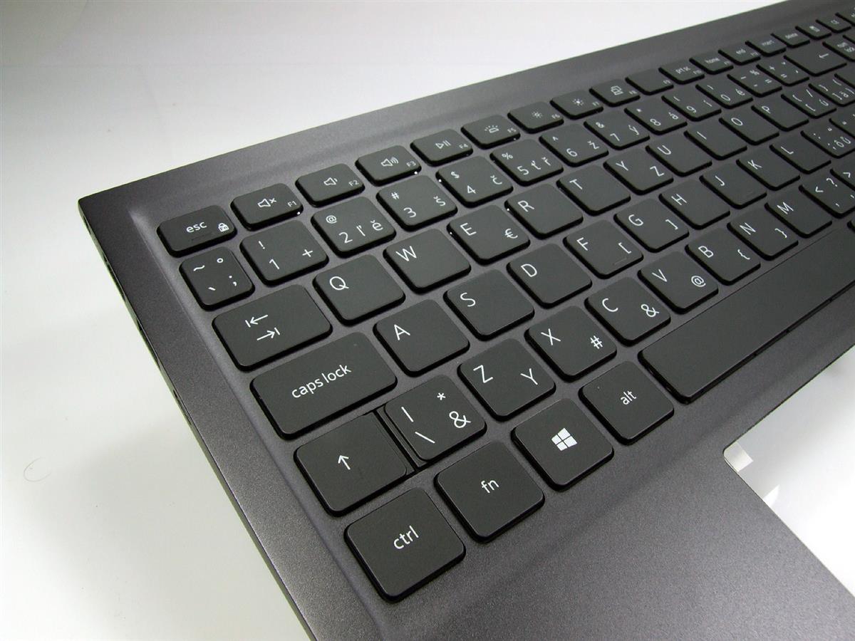 PMTRY Vostro 5510 5515 klávesnice s palmrestem USB - C port (česká, podsvícená)