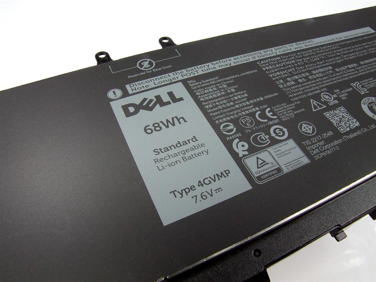 4GVMP Originální náhradní baterie DELL Precision 3540 68 Wh (Li-ion, 4-cell)