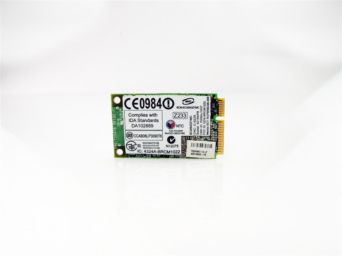 MX846 GP537 DELL True Mobile 1505 DW1505 WiFi karta (Draft N)