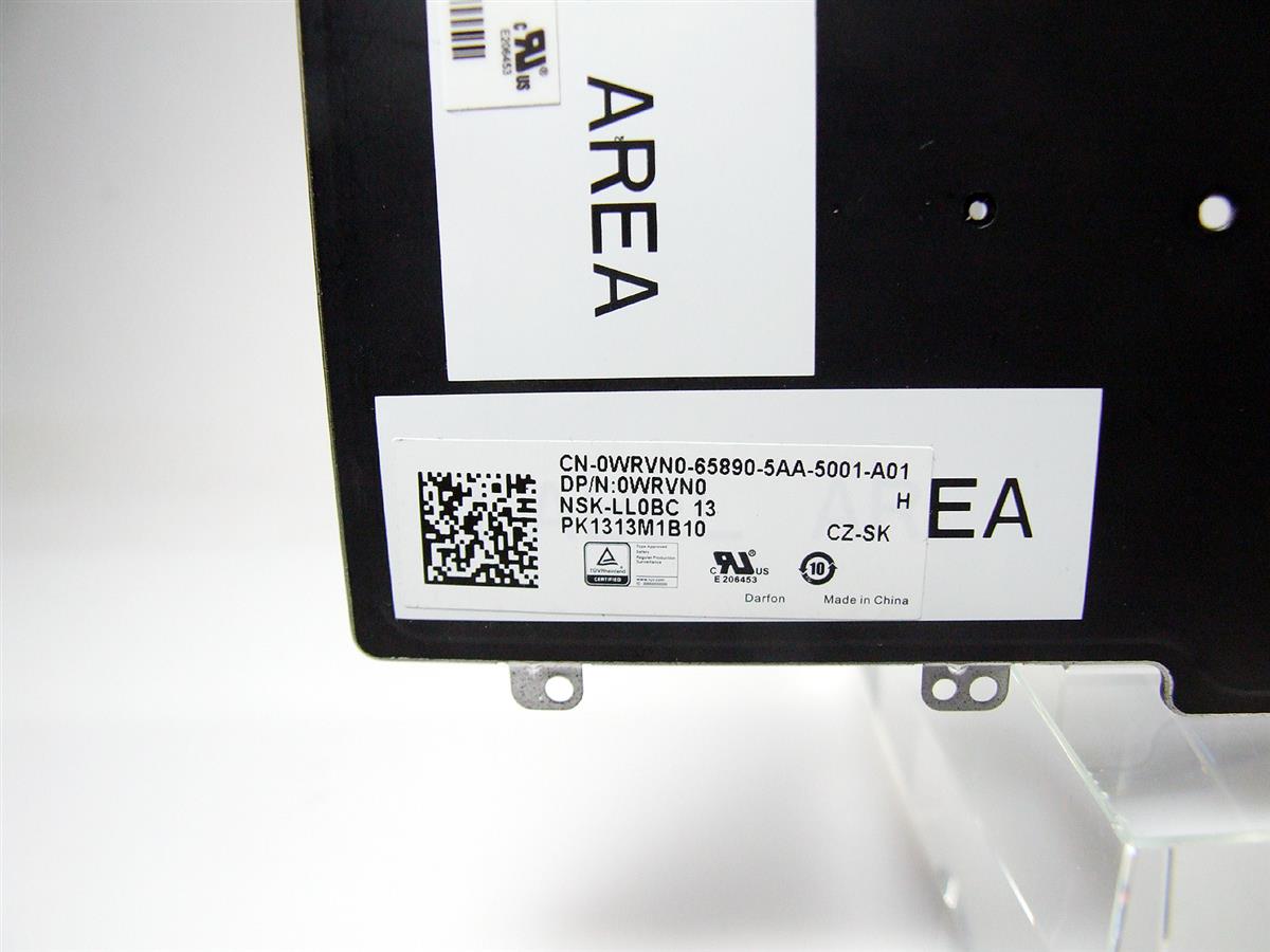 WRVN0 DELL Latitude E5550 klávesnice (česká, podsvícená)