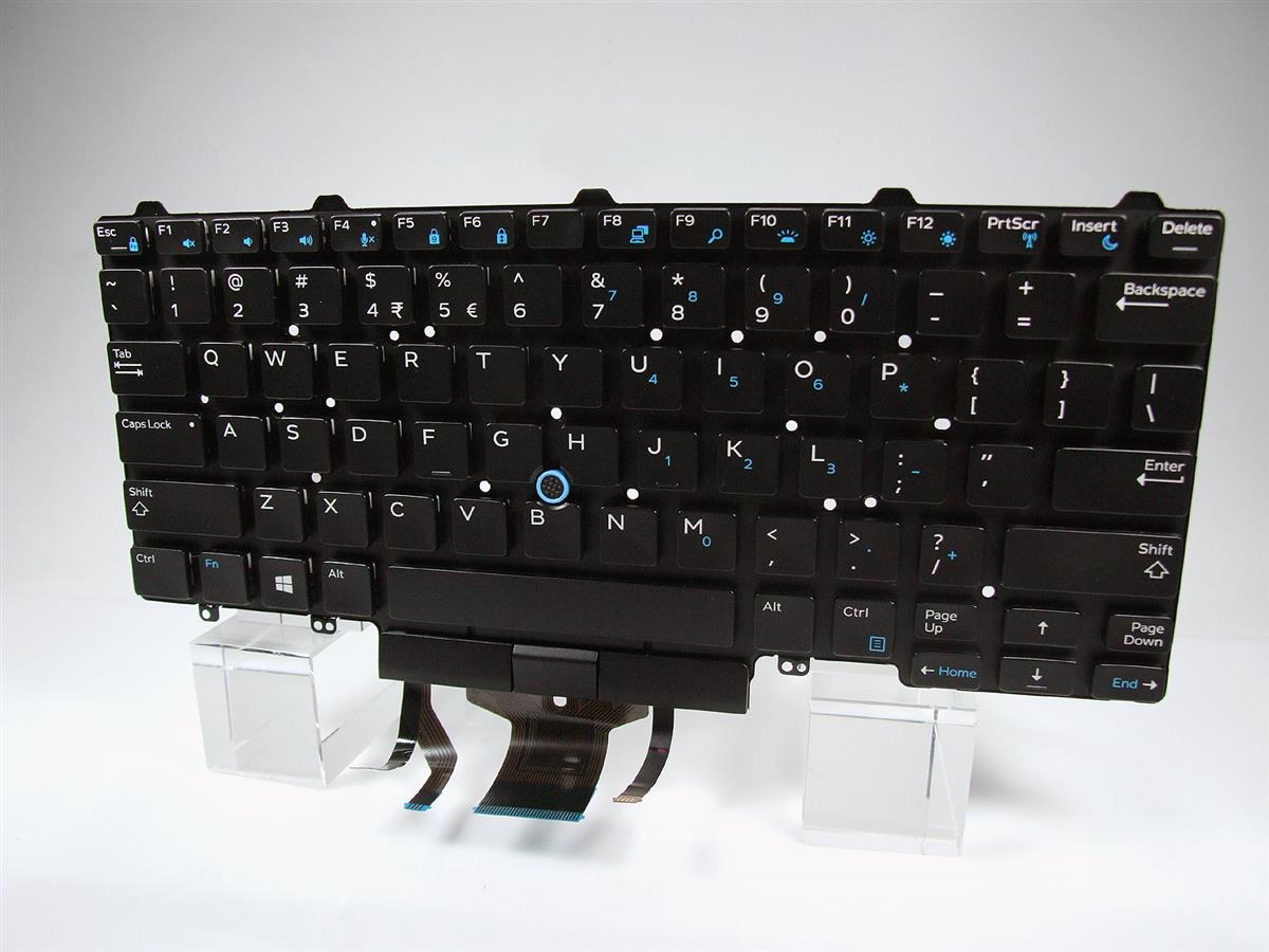 4VMV0  F2X80 D19TR WTYY8 DELL Latitude E7470 podsvícená UK klávesnice