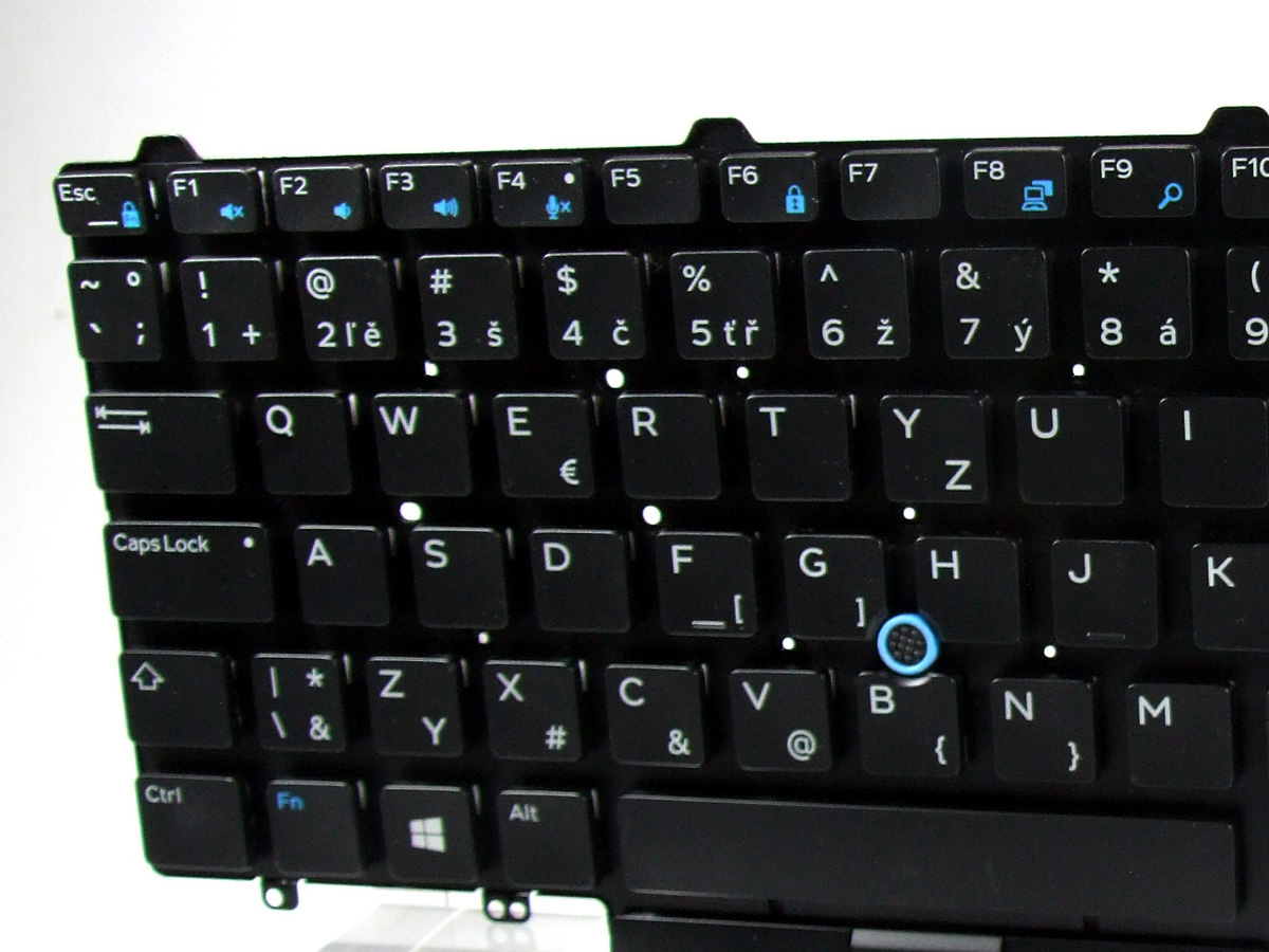 WRVN0 DELL Latitude E5550 E5570 5580 podsvietená klávesnica SK