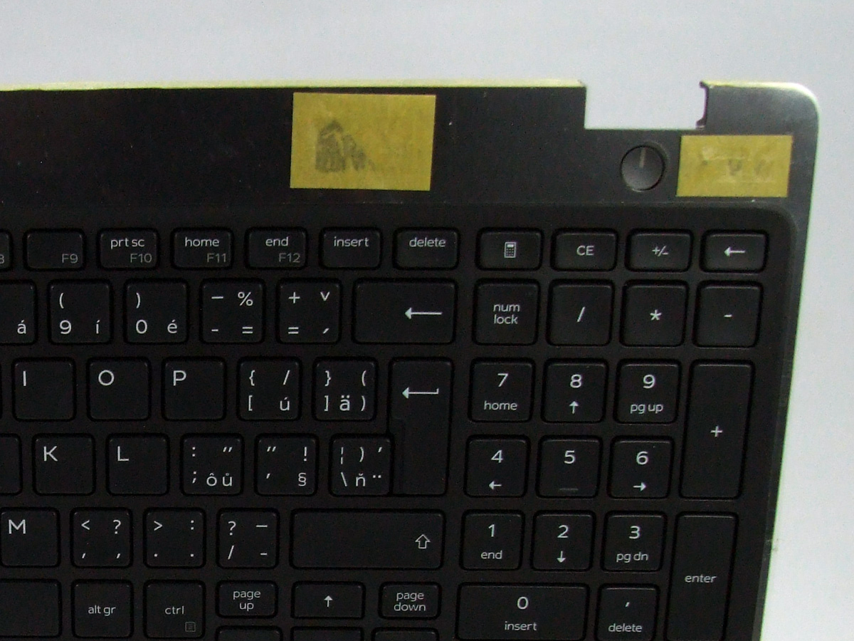 FW4CD VT6GH DELL Precision 3540 3541 podsvietená klávesnica SK s palmrestom