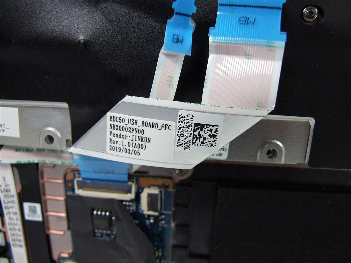 FW4CD VT6GH DELL Precision 3540 3541 podsvietená klávesnica SK s palmrestom