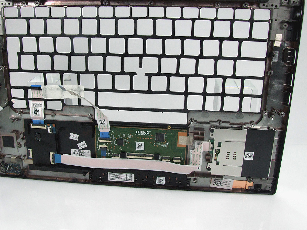 0C6W3 DELL Latitude 7480 7490 D-PTG palmrest vč. SC reader