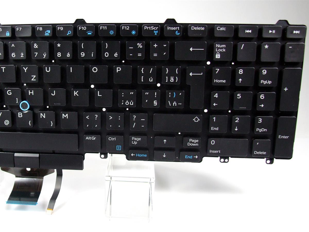 WRVN0 DELL Latitude E5550 klávesnice (česká, podsvícená)