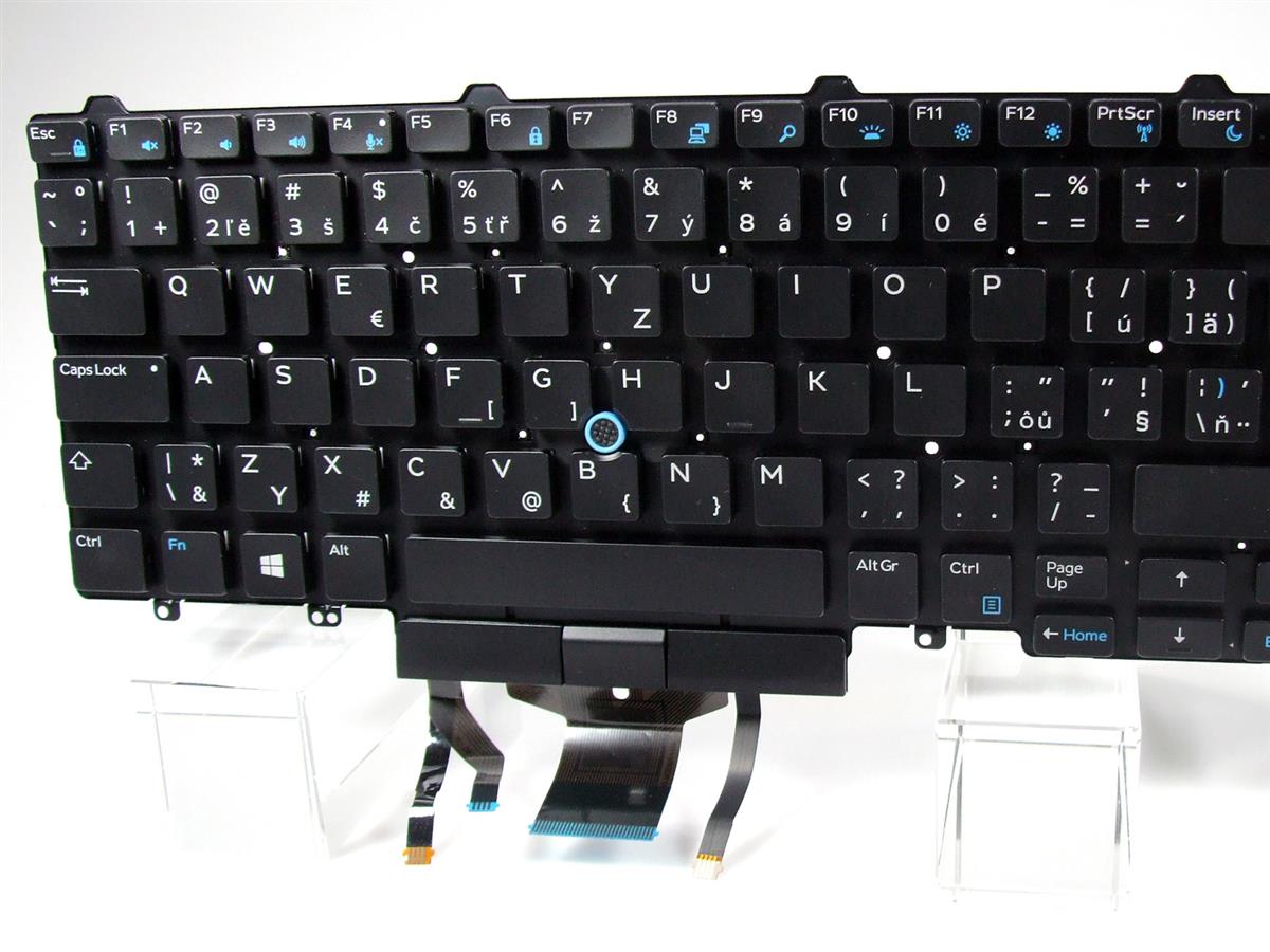 WRVN0 DELL Latitude E5550 klávesnice (česká, podsvícená)