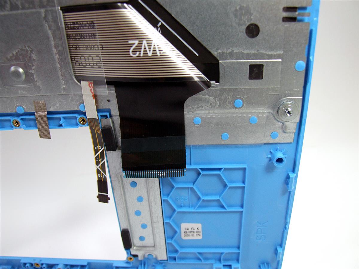 W2VM0 GGVTH 5DC76 FG83G DELL G3 3590 palmrest s klávesnicí (US-INTL, podsvícená)