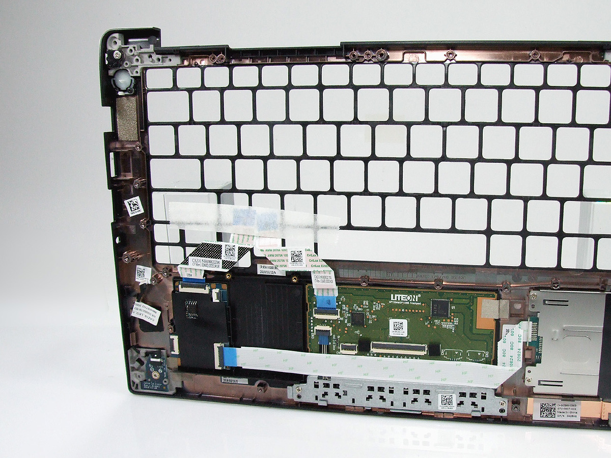 428H6 80V6W DELL Latitude 7290 7390 palmrest vč. SC reader