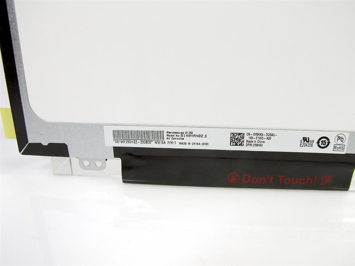 V8HK9 14.0" FHD LCD display (1920 x 1080) AU Optronics B140HAN02.6