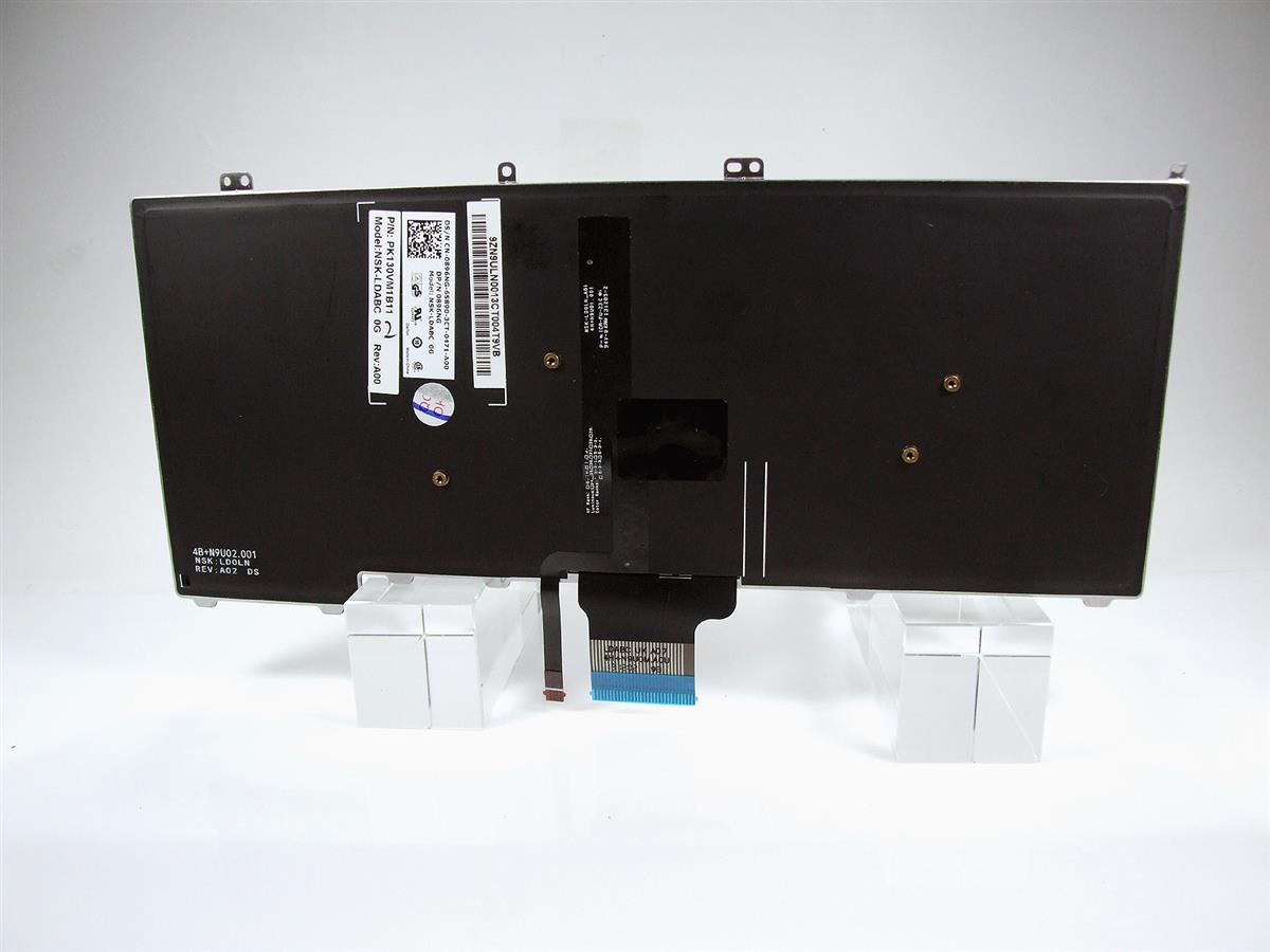 896NG DELL Latitude E7240 E7440 podsvícená německá klávesnice