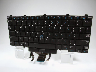 4VMV0  F2X80 D19TR WTYY8 DELL Latitude 5490 5491 5495 podsvícená UK klávesnice