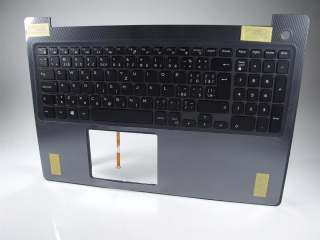 P4MKJ T3C9W 9GT2N DELL Inspiron 3582 3583 3585 klávesnice s palmrestem (česká, podsvícená)