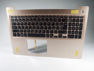9T1KY T3C9W VDFV7 DELL Inspiron 15 5570 5575 klávesnice s palmrestem (česká, podsvícená)